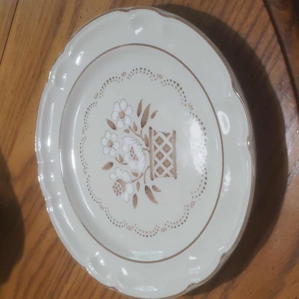 Vintage Cumberland By Hearthside Dinner Plates (2), Mayblossom Pattern,